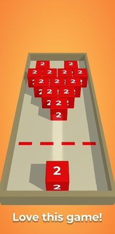 Screenshot 3: Chain Cube 2048: 3D merge game