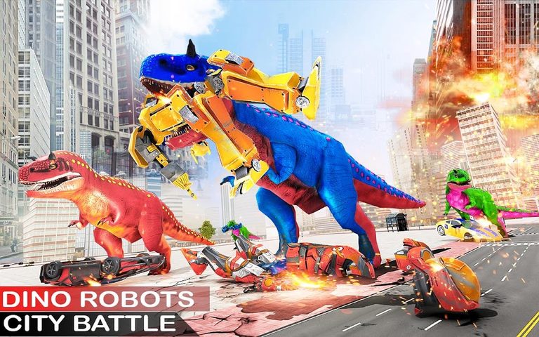 Screenshot 12: Police Truck Robot Game – Dino