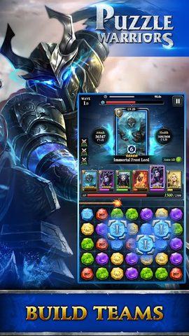 Screenshot 1: Puzzle Warriors