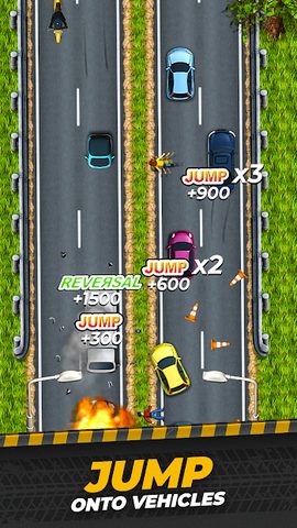 Screenshot 1: Freeway Fury: Alien Annihilati