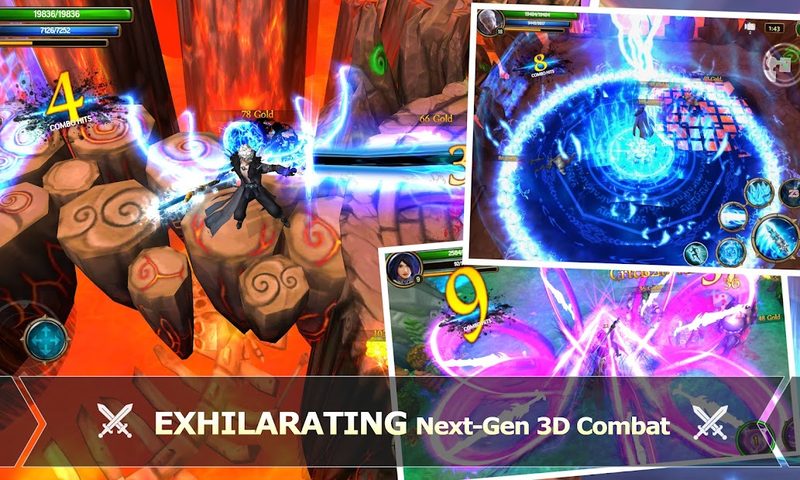 Screenshot 1: Dawnblade: Action RPG