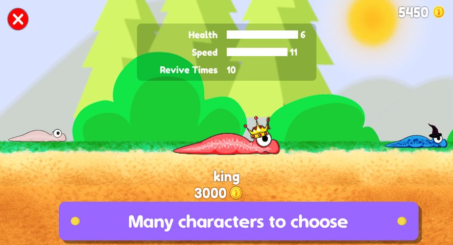 Screenshot 1: Worm runner
