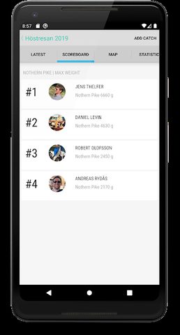 Screenshot 1: FishChamp - Sport fishing app