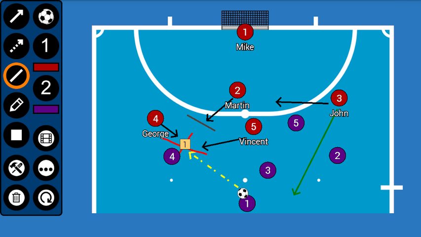 Screenshot 5: Futsal Tactic Board