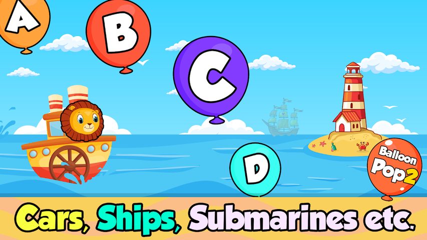 Screenshot 5: Balloon Pop Kids Learning Game