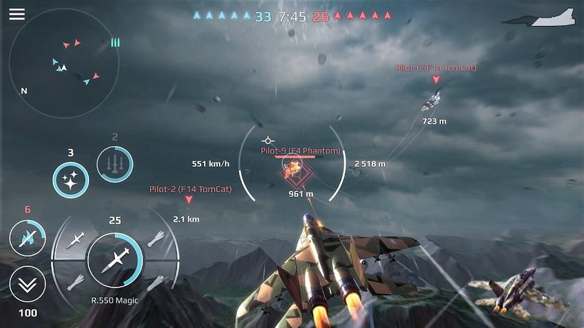 Screenshot 1: Sky Combat: War Planes Online