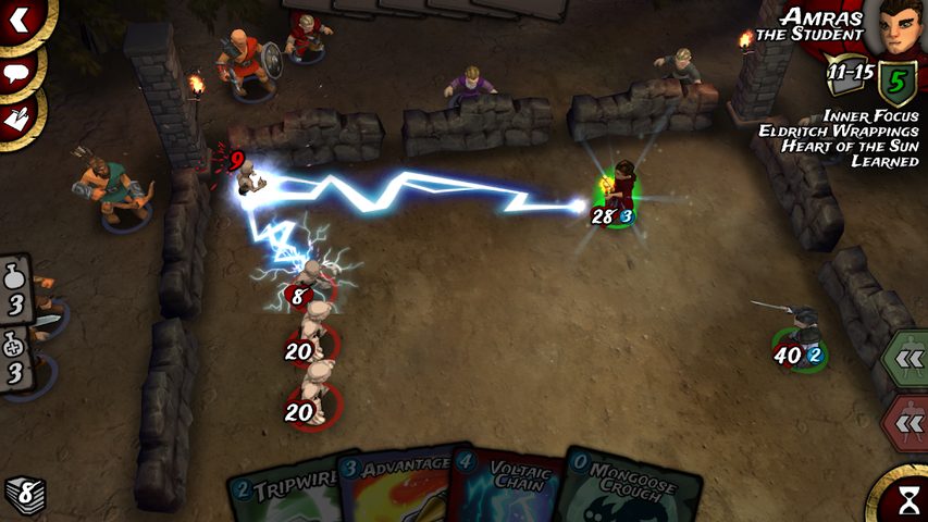 Screenshot 4: Traitors Empire Card RPG – Turn Based Strategy