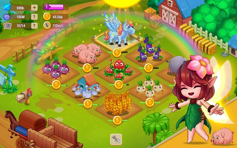 Screenshot 8: Idle Fairy Farm: Frenzy Farming Game