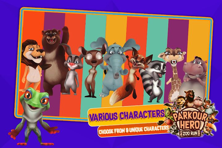 Screenshot 9: Parkour Hero - Animal Runner 3D Stunts Simulator