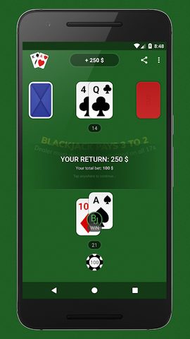 Screenshot 2: Blackjack