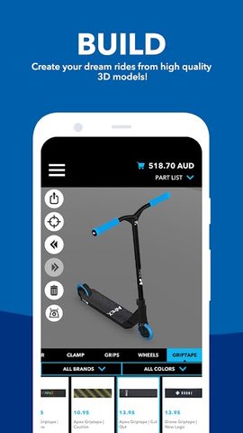 Screenshot 4: Scooter Hut 3D Custom Builder