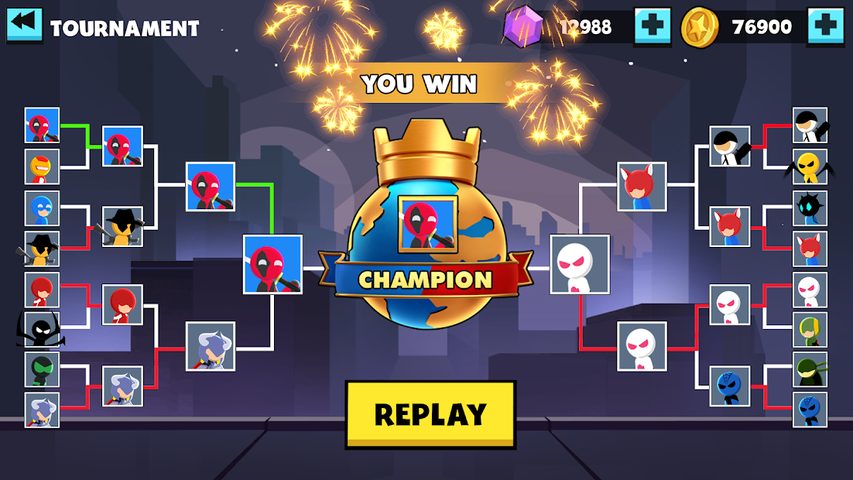 Screenshot 5: Stickman Combat - Superhero Fighter
