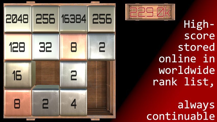 Screenshot 4: 2048 Perspective Cubes & Cards