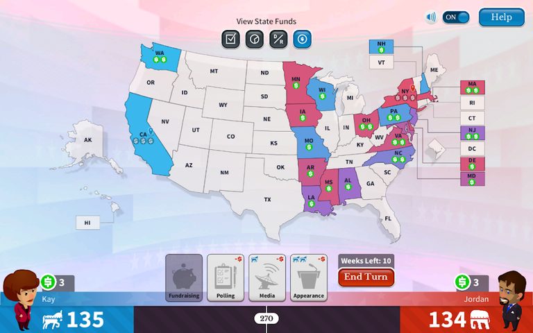 Screenshot 3: Win the White House