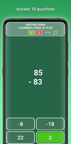 Screenshot 3: Game of addition, subtraction, multiply, division