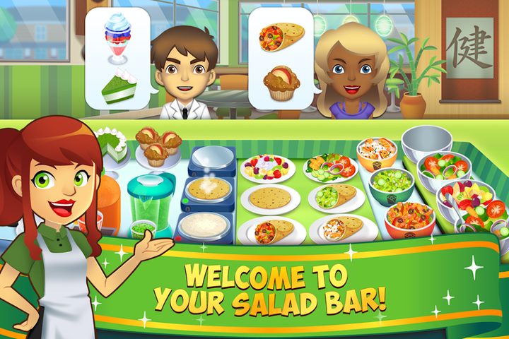 Screenshot 1: My Salad Bar: Veggie Food Game