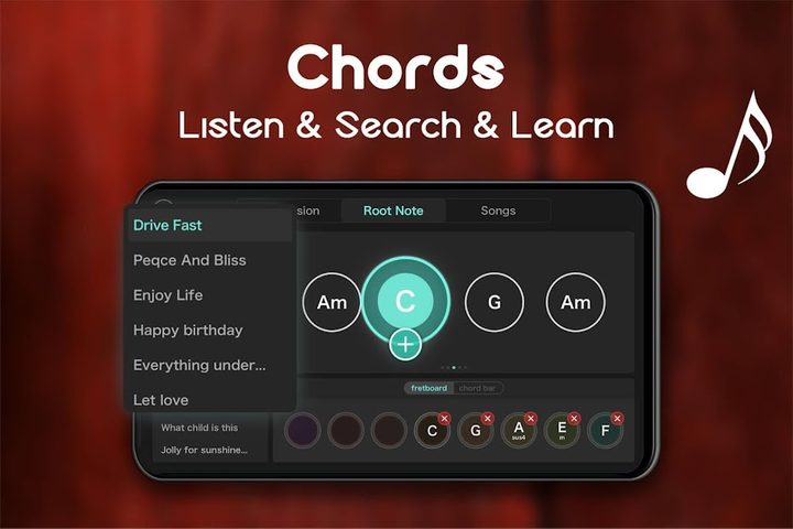 Screenshot 7: Real Guitar - Free Chords, Tabs & Music Tiles Game