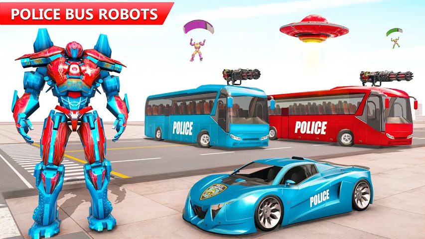 Screenshot 16: Bus Robot Car War - Robot Game