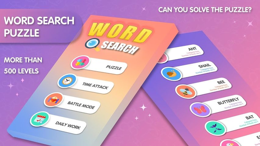 Screenshot 1: Word Search: Find Hidden Words & Crossword Puzzles