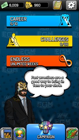 Screenshot 4: AEW Elite General Manager