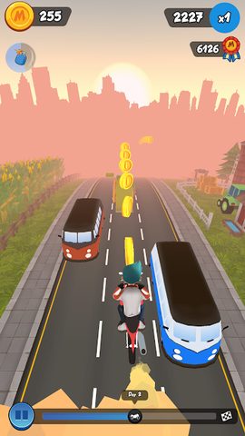 Screenshot 1: Moto Max: Endless Runner