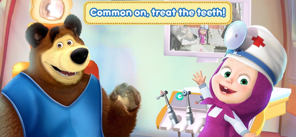 Screenshot 3: Masha and the Bear Dentist 4+