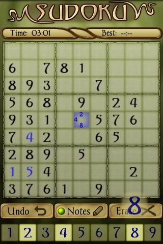 Screenshot 1: Sudoku Free