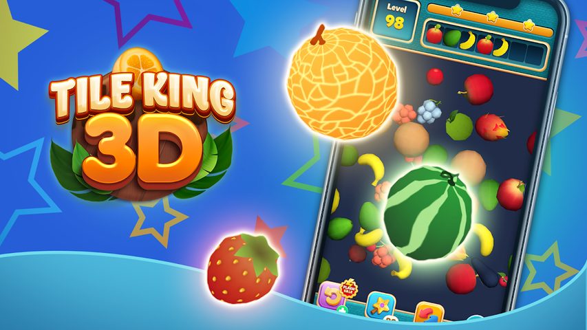 Screenshot 1: Tile King 3D - Triple Match