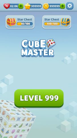 Screenshot 1: Cube Master 3D - Match 3 & Puzzle Game