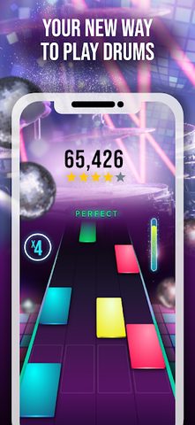 Screenshot 1: DRUM TILES: Be a RockStar