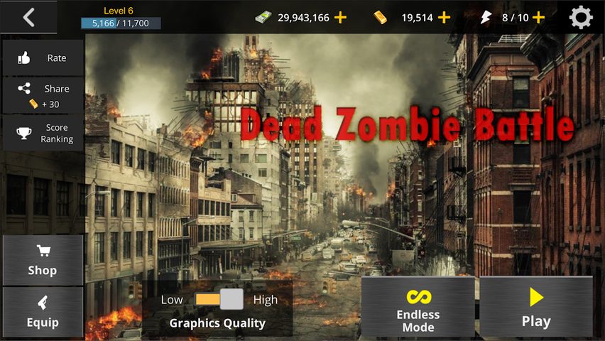 Screenshot 7: Dead Zombie Battle : Zombie Defense Warfare