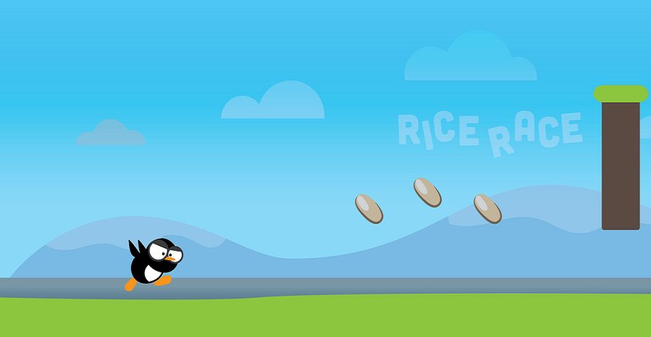 Screenshot 2: Rice Race