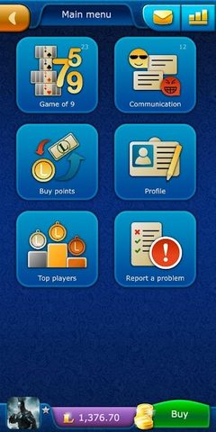 Screenshot 1: Sevens LiveGames online
