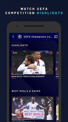 Screenshot 4: UEFA.tv Always Football. Always On.