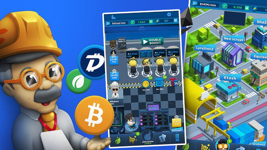 Screenshot 5: Crypto Idle Miner: Bitcoin mining game