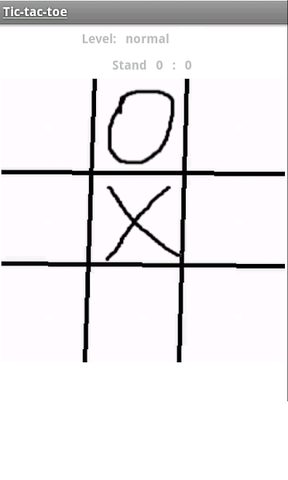 Screenshot 1: Tic-tac-toe