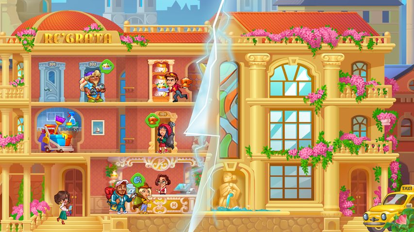 Screenshot 2: Grand Hotel Mania: Hotel game