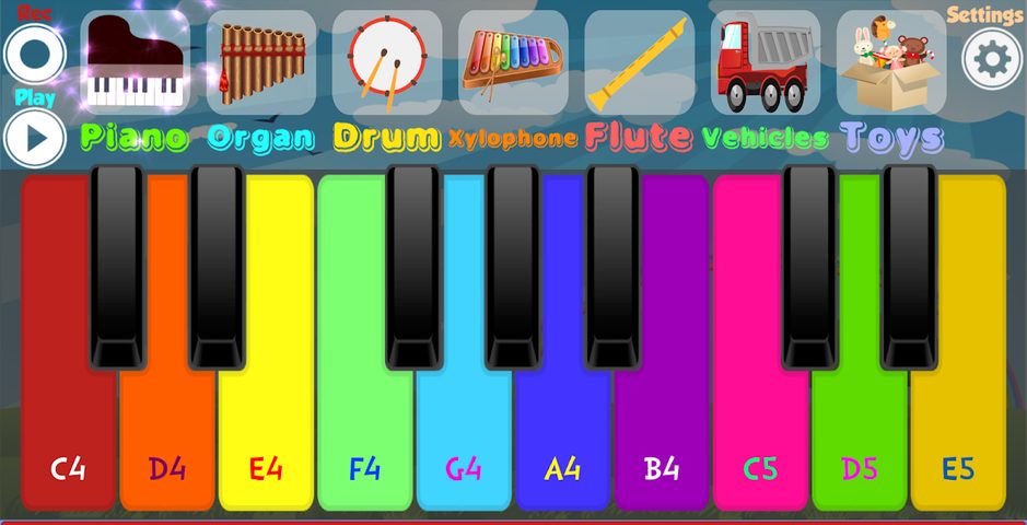 Screenshot 5: Kids Piano