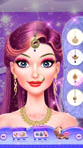 Screenshot 4: Indian Doll Fashion Salon : Dressup Game 4+