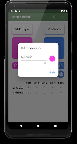 Screenshot 2: Marcador de Voleibol NPR Volleyball