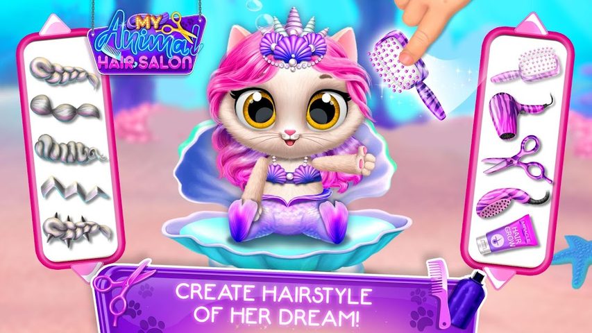 Screenshot 2: My Animal Hair Salon - Style, Create & Experiment