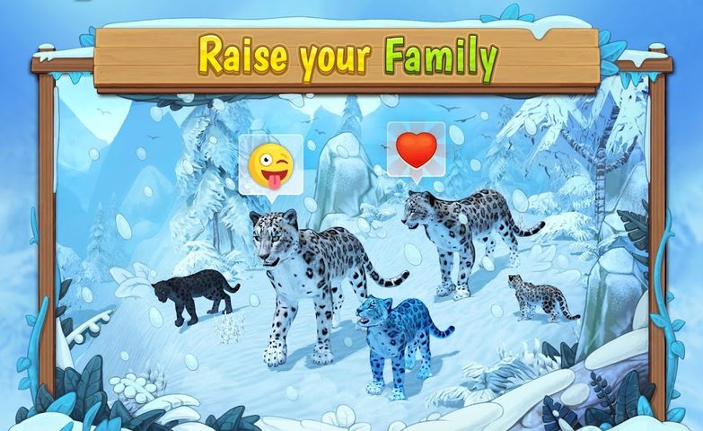 Screenshot 7: Snow Leopard Family Sim Online