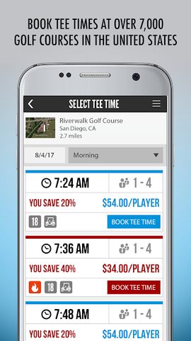Screenshot 2: iGolf - GPS & Tee Times