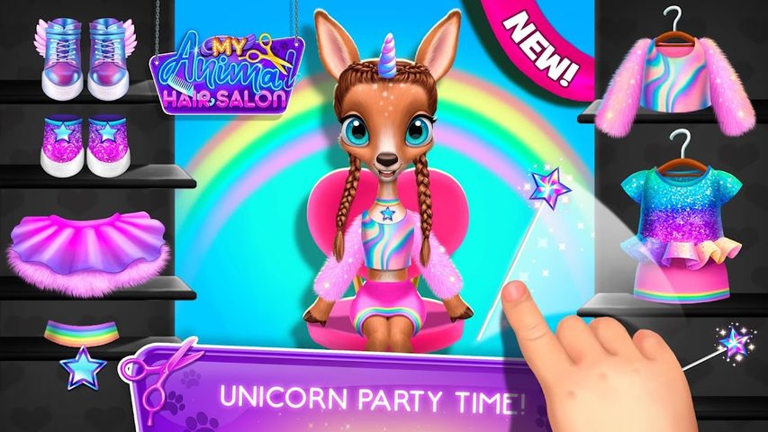 Screenshot 1: My Animal Hair Salon - Style, Create & Experiment