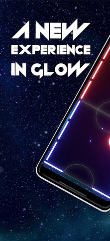 Screenshot 1: Air Hockey Glow HD Ultimate 2D