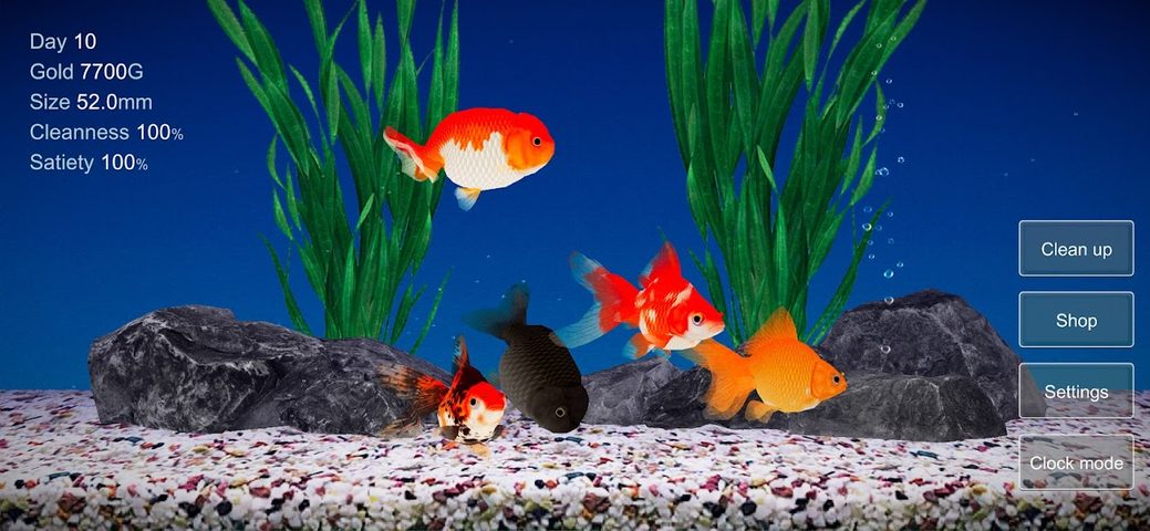 Screenshot 1: Goldfish 3D Relaxing Aquarium