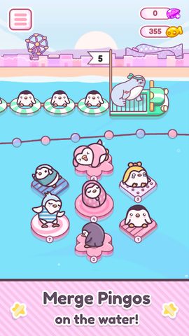 Screenshot 6: Pingo Park: Merge Penguins