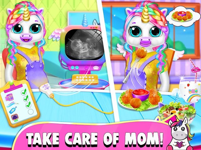 Screenshot 12: Pregnant Mom Baby Unicorn Game