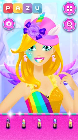 Screenshot 14: Makeup girls unicorn dress up