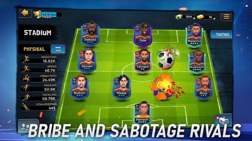 Screenshot 1: Underworld Football Manager 2